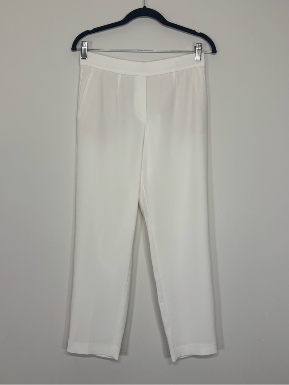 Babaton Atelier Cohen Pant White High-Waisted Straight Leg Trousers Size‎ 6